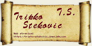 Tripko Steković vizit kartica